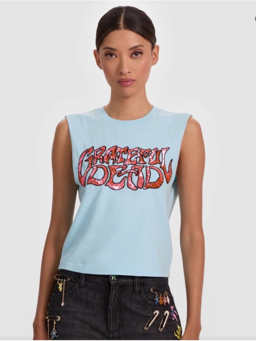 Alice and Olivia X Grateful Dead Micah Muscle Tank Size Medium